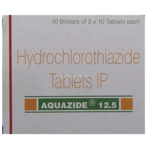 aquazide 12.5mg tablet 10's